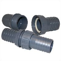 Flexible Pipework Quick Coupling 38mm to 40mm - 1½ inch to 1½ inch) Union Connection
