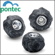 Pontec PondoStar LED Rock lights - 3 Light Set