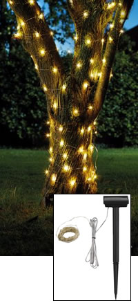 Smart Solar - Solar Powered Firefly String Lights - Warm White - 100 LEDs