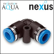 Evolution Aqua 12mm Equal Elbow Air Fitting