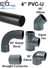 4 Inch Solvent Weld Pipework and Fittings