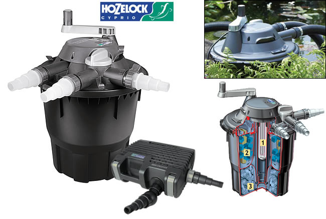 Large image of Hozelock Bioforce Revolution 6000 Pond Filter Kit