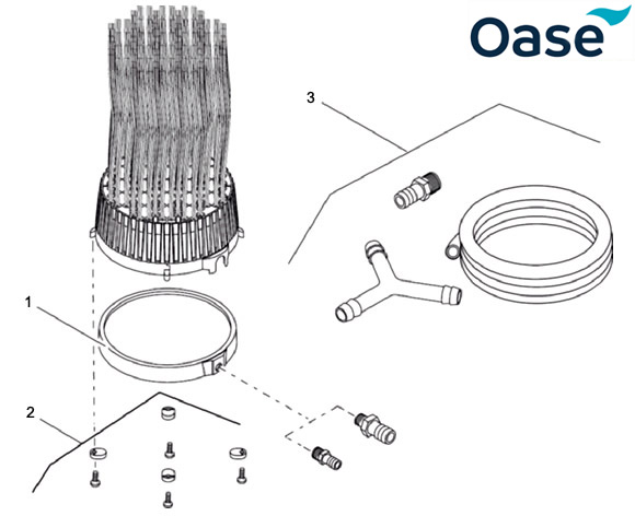 Oase OxyTex 400 and 1000 Spare Parts