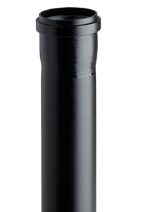 Oase/ Pontec 75mm Discharge Pipe 1m Length (Black)