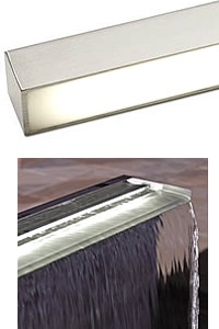 Oase-Stainless-Steel-Waterfall-XL-60cm-wide.html - Water Gardening Direct