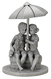 Smart Solar - Replacement Boy, Girl, Dog and Umbrella Statue