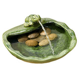 Frog Ceramic Water Feature