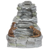 Smart Solar - Otter Falls Hybrid Solar Power Water Feature